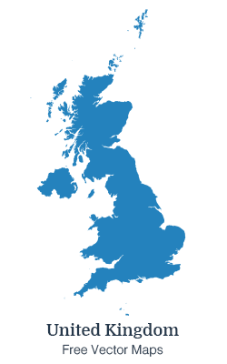 UK Map - Free Vector Maps